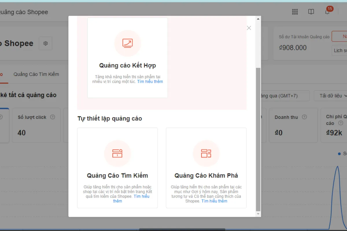 Cách chạy quảng cáo tìm kiếm Shopee từ A - Z mới nhất 2024