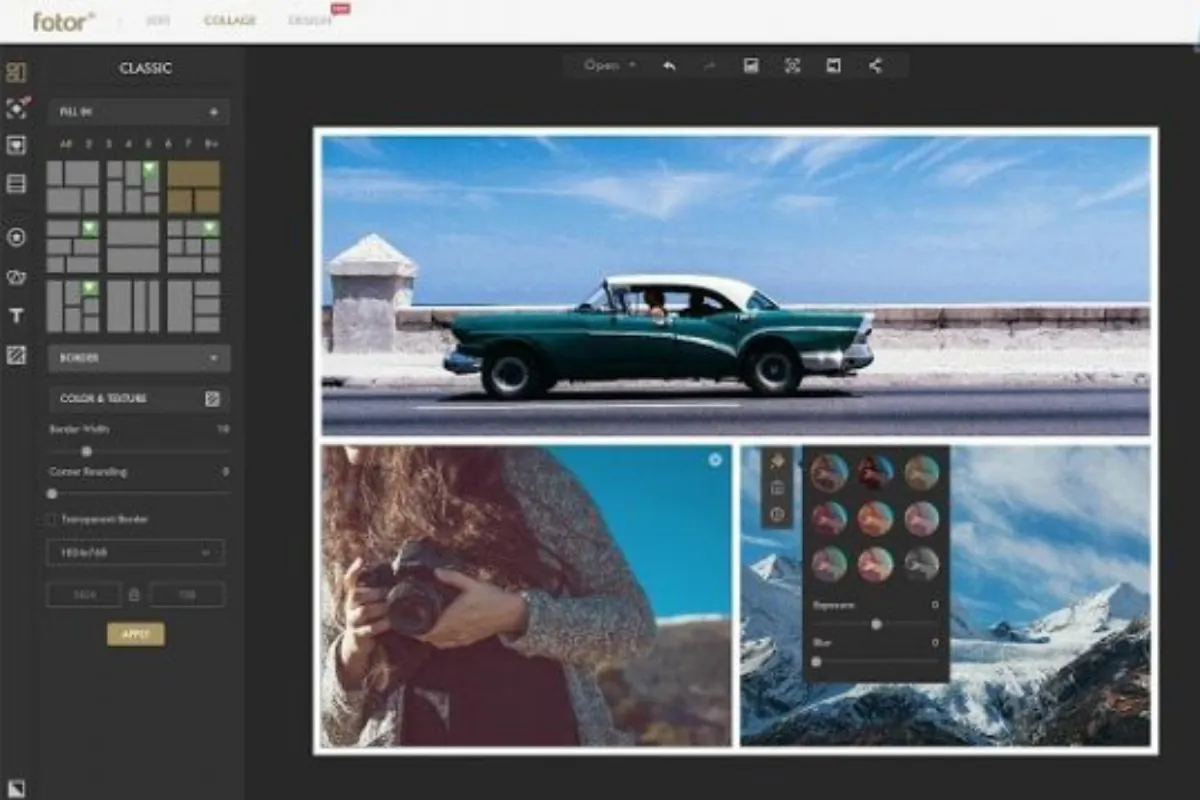 Phần mềm chỉnh sửa ảnh miễn phí Fotor